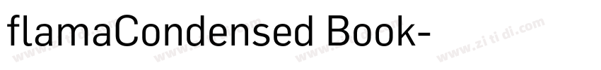 flamaCondensed Book字体转换